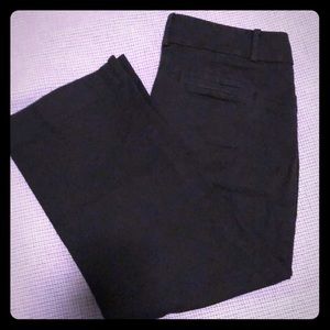 Black wide leg Capri sz 2p